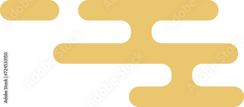 Golden chinese wind element vector