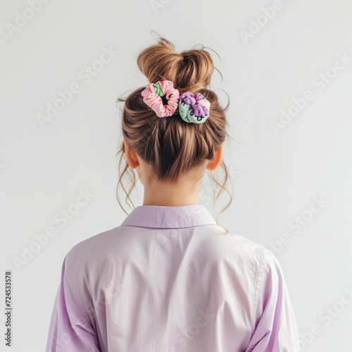 Young woman with stylish hair