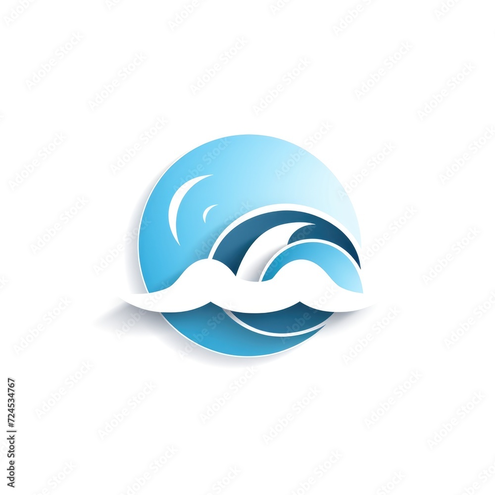Partly Cloudy Weather Icon Illustration Partly Cloudy Weather Icon Illustration
