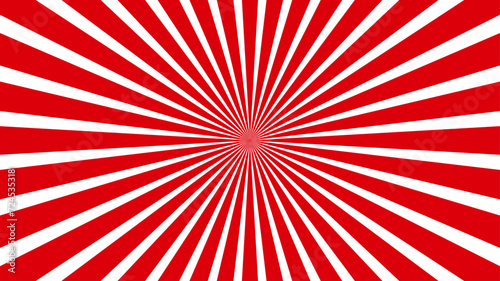 集中線 赤 背景 シンプル 紅白