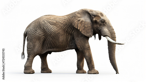 A breathtaking rendition of a majestic elephant in a stunning 3D style. With impeccable super rendering, this artwork displays the strength and power of this iconic creature. Perfectly isola