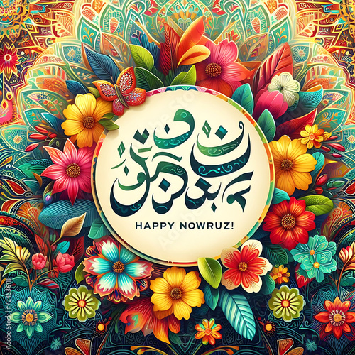 International Nowruz Day, Nowruz, Persian Festival, 21 March, Happy Nowruz Text 