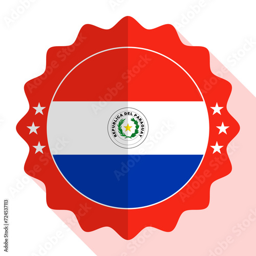 Paraguay quality emblem, label, sign, button. Vector illustration. Free Download Paraguay quality emblem, label, sign, button. Vector illustration. - GFXLoad