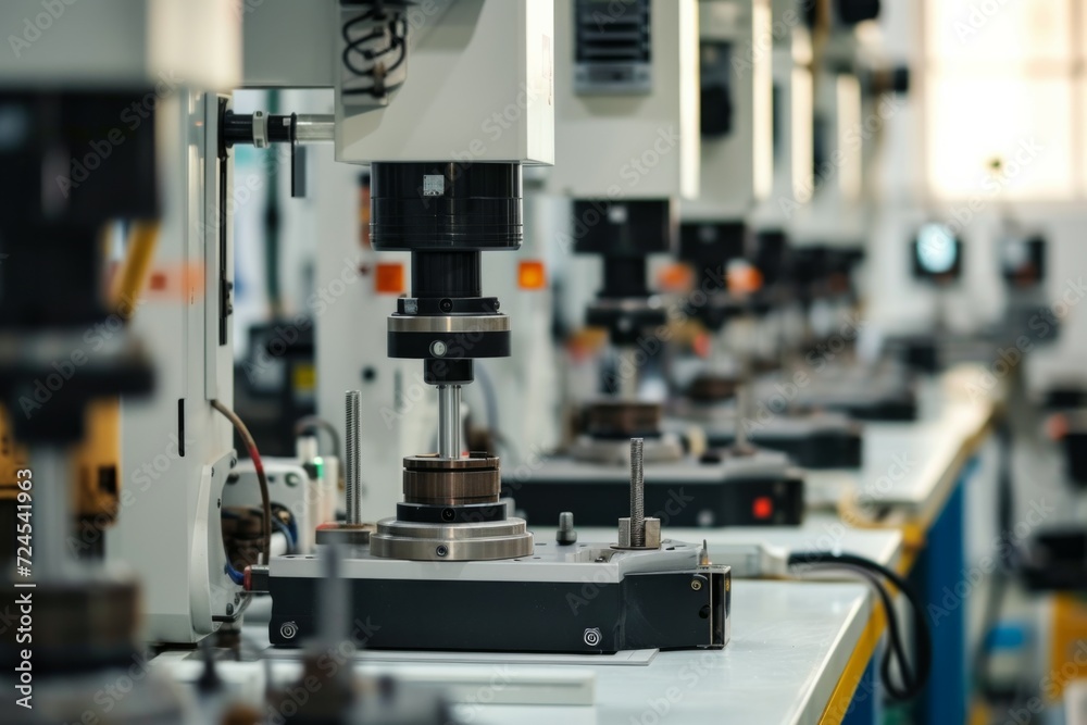 The muti-tasking CNC lathe machine making the brass screw connector parts. The hi-precision air condition parts manufacturing The muti-tasking CNC lathe machine making the brass screw connector parts. The hi-precision air condition parts manufacturing