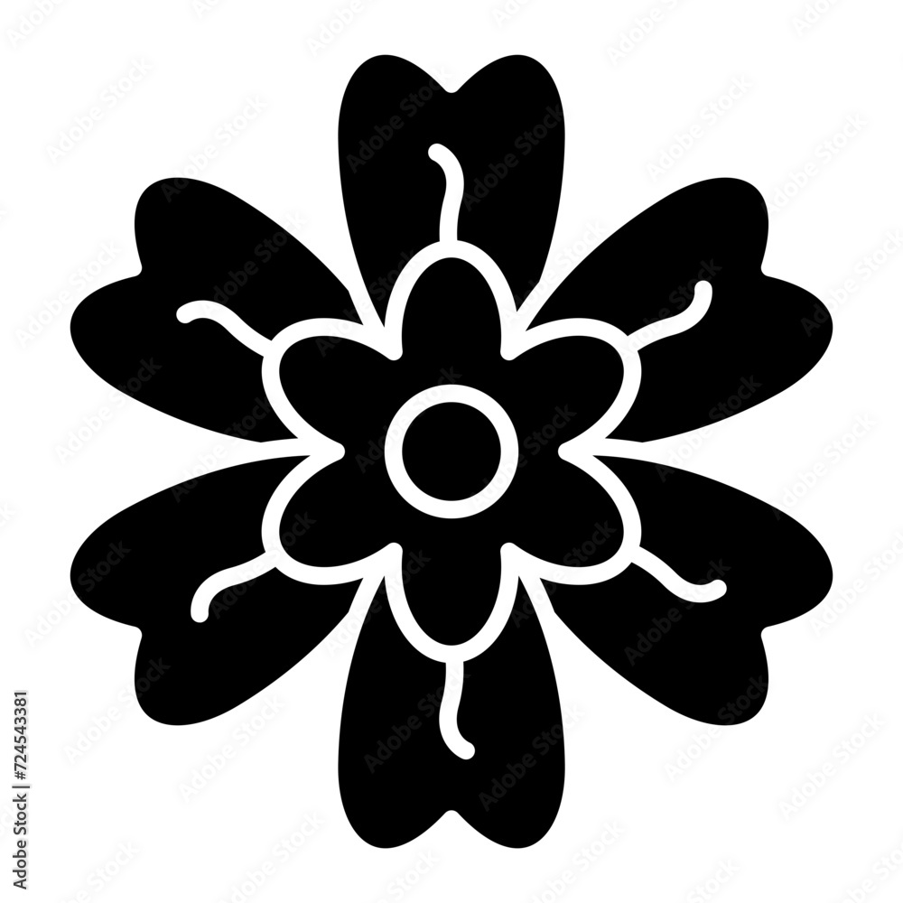 Alpine Forget Me Not Icon Style Alpine Forget Me Not Icon Style
