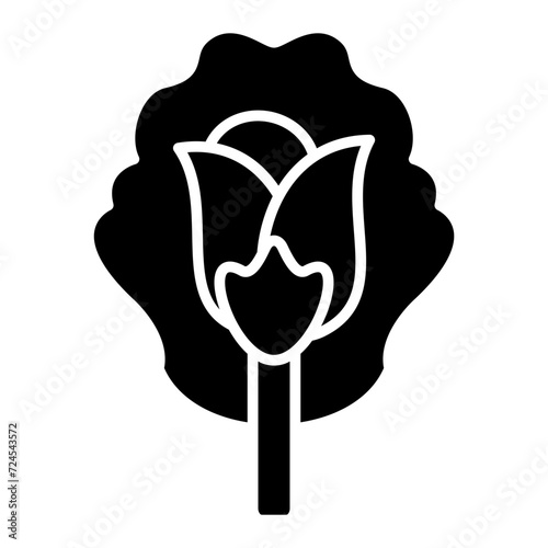 Pea Flower Icon Style