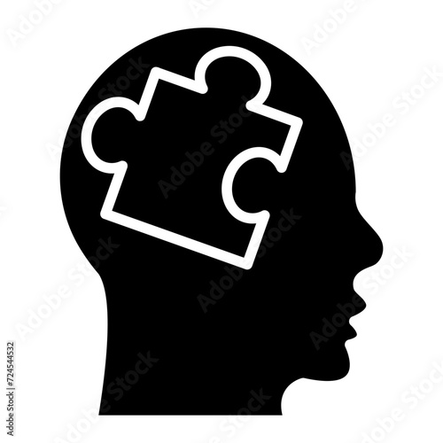 Mental Disorder Icon Style