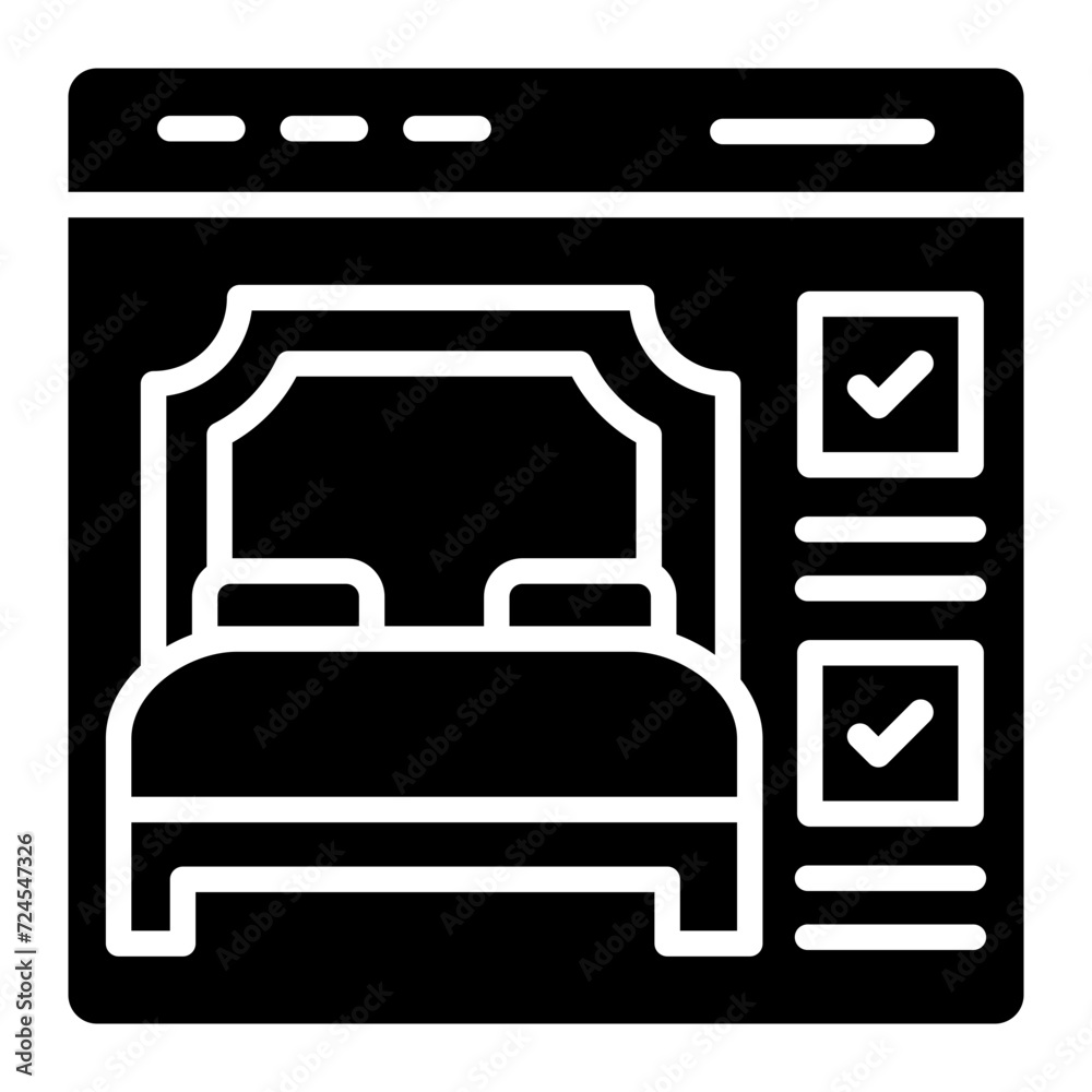 Reservation Icon Style Reservation Icon Style