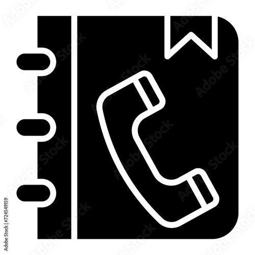 Phone Book Icon Style