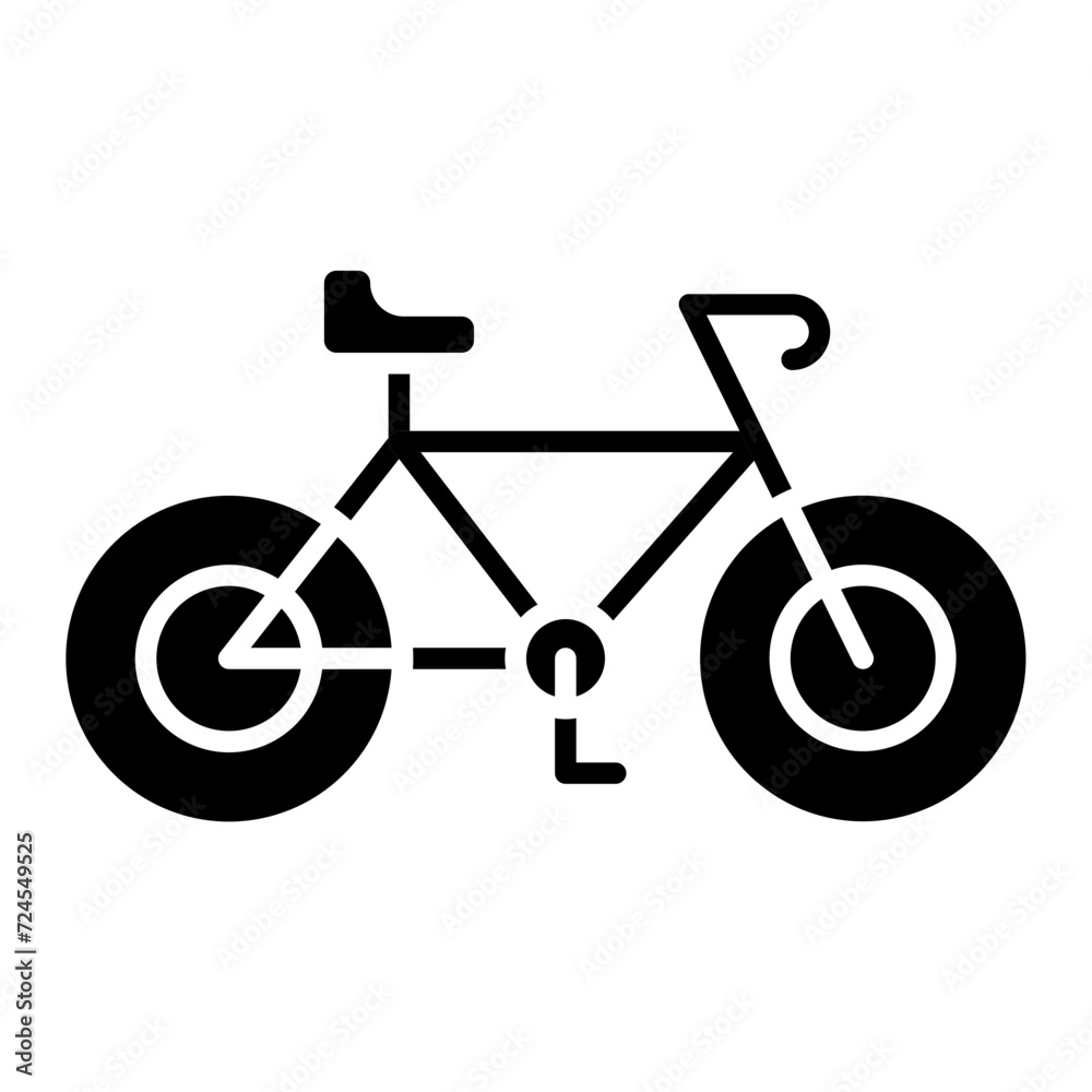 Obraz premium Bicycle Icon Style