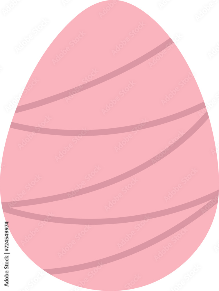 Cute easter egg element vector