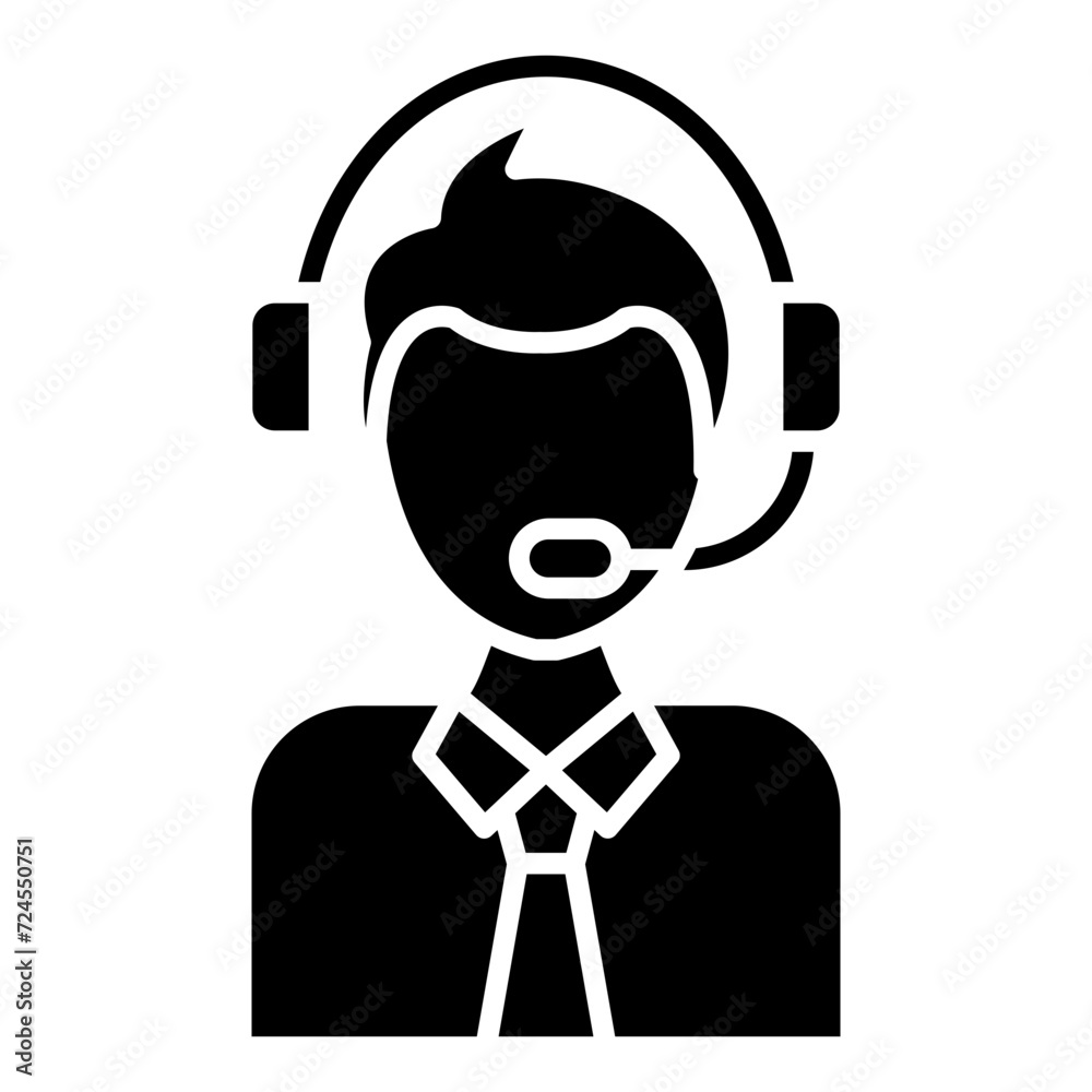 Customer Service Icon Style Customer Service Icon Style