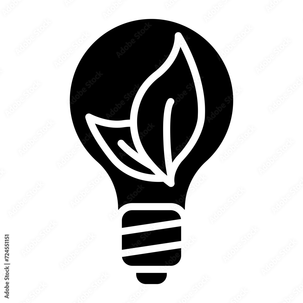 Energy Conservation Icon Style Energy Conservation Icon Style