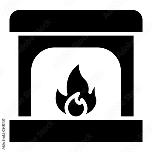 Fireplace Icon Style