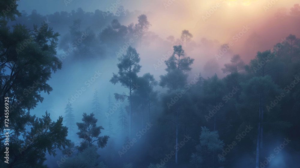 Forest landscape Forest landscape