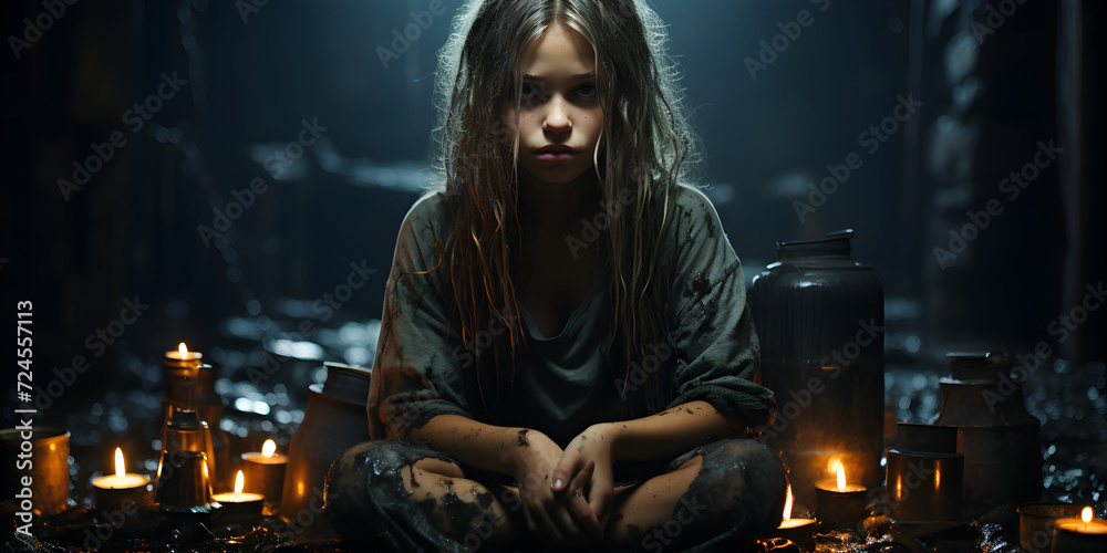 Girl in depression Girl in depression