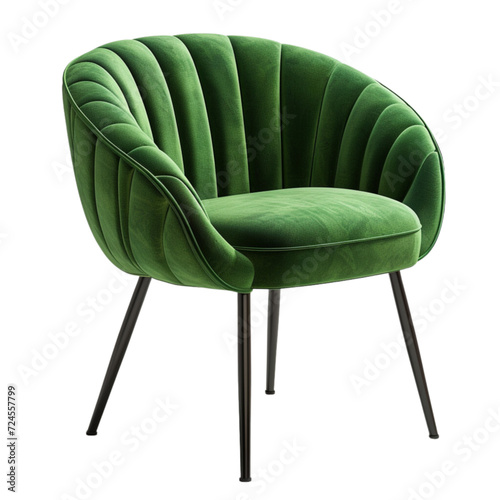 Green comfy living room chair