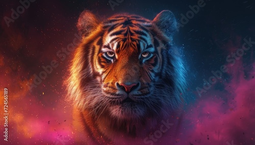 a_portrait_of_a_portrait_of_a_tiger