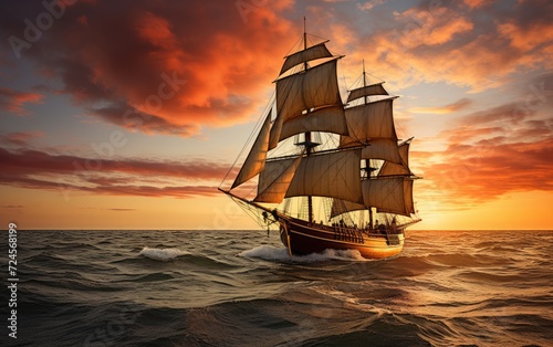 Classic Sailing Ship Beauty