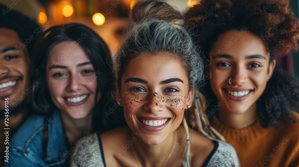 Group of People Smiling at the Camera