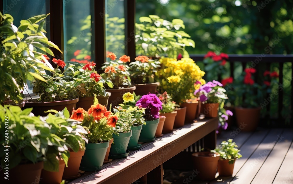 Container Gardening Oasis Display