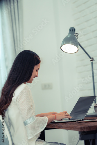 An Asian female student or ...