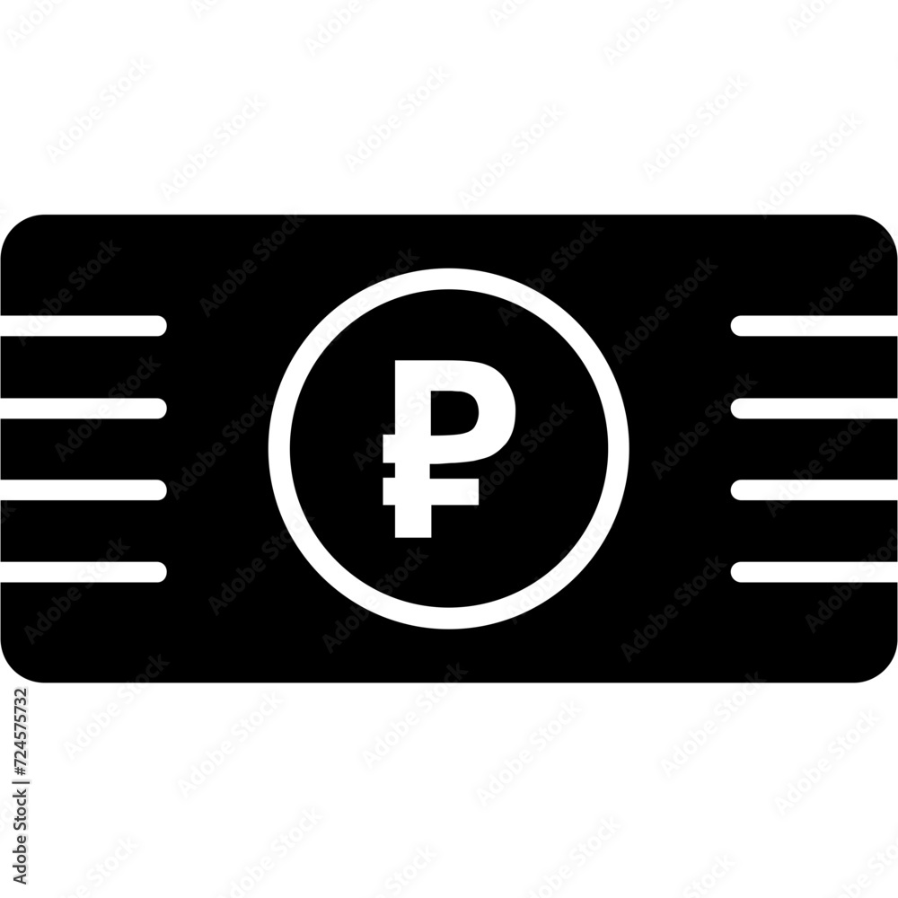 Russia Ruble currency Icon Russia Ruble currency Icon