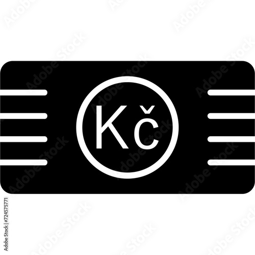 Czech Republic Koruna currency Icon
