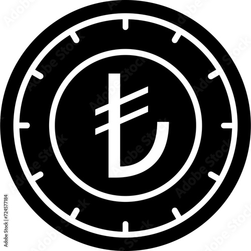 Turkey Lira Coin Icon