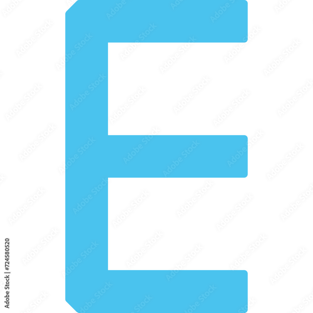 Capital E Icon Capital E Icon