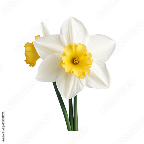 Narcissus isolated on transparent background © Tohamina