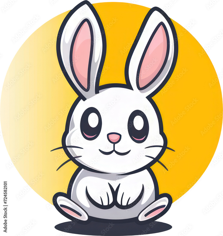 Obraz premium Bunny rabbit illustration