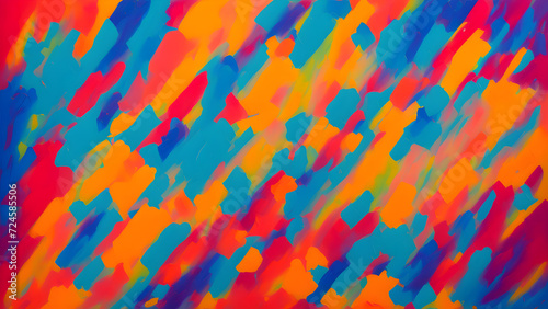 abstract colorful background. painting heavy strokes paint dripping