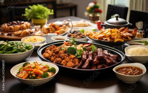 Delicious Chinese Feast for Family Reunion