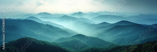 Beautiful photo of mountains for background