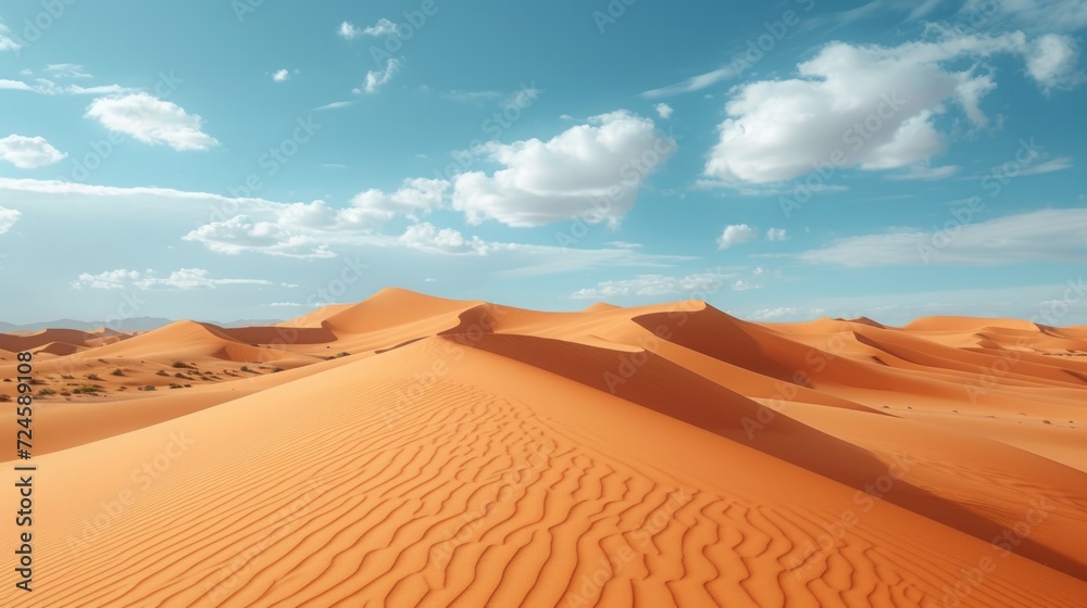 Beautiful photo of the desert for background