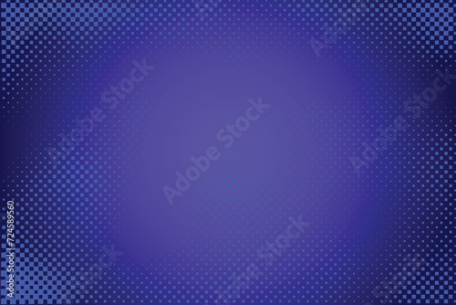 The abstract halftone background consists of different dots. 