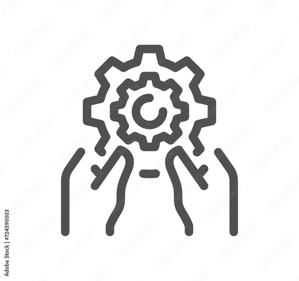 Management related icon outline and linear vector. Management related icon outline and linear vector.