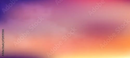 Modern colorful gradient background with clouds