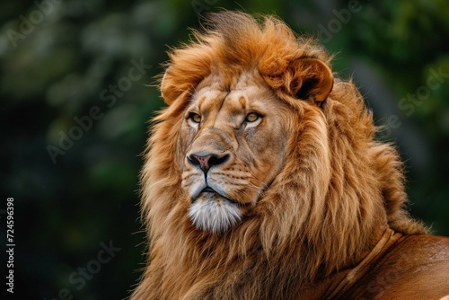 portrait of a lion © Hussain