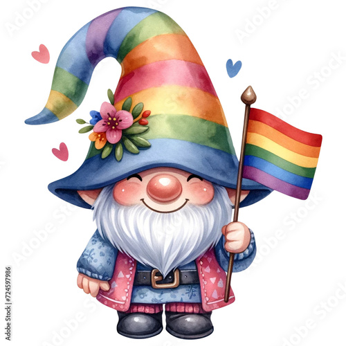 cute lgbtq gnome