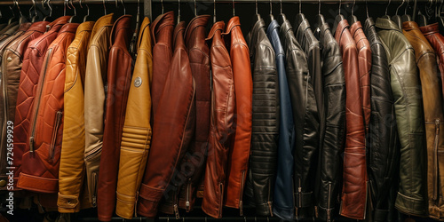 Our leather jackets collection, ready to hang, ready to impress.