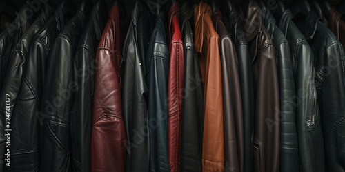 Unveil the allure of our meticulously designed men's leather jackets.