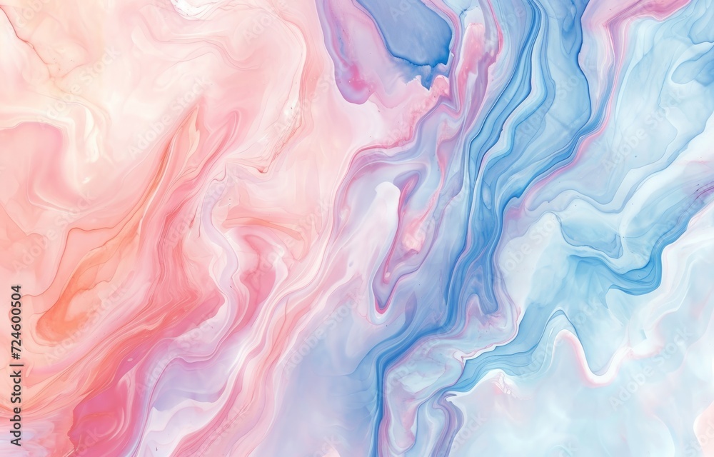 Pastel marble background. Fluid painting abstract texture - obrazy, fototapety, plakaty 