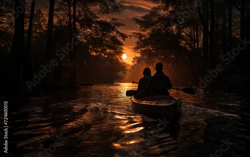 Moonlit Kayaking on Valentine © zainab