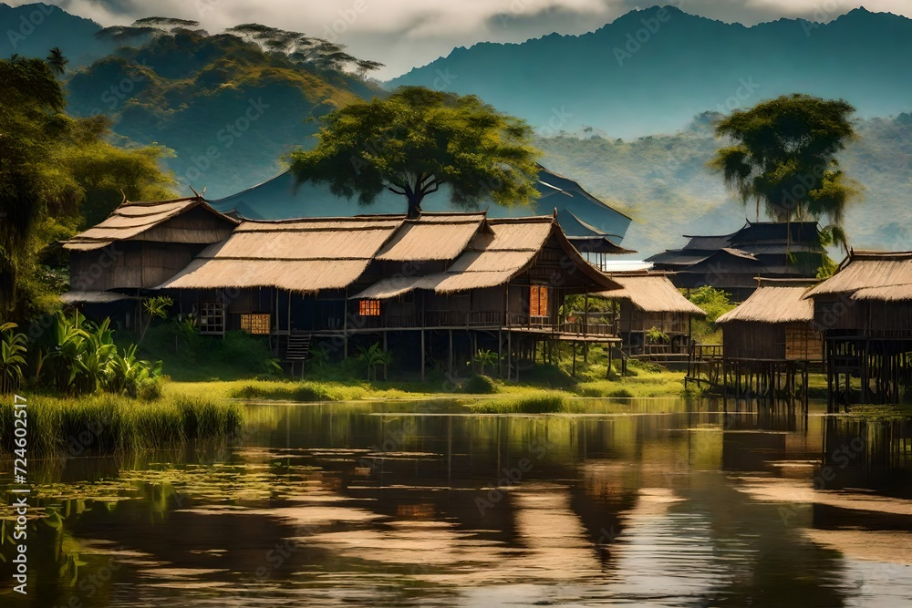 Fototapeta premium chinese temple in the morning