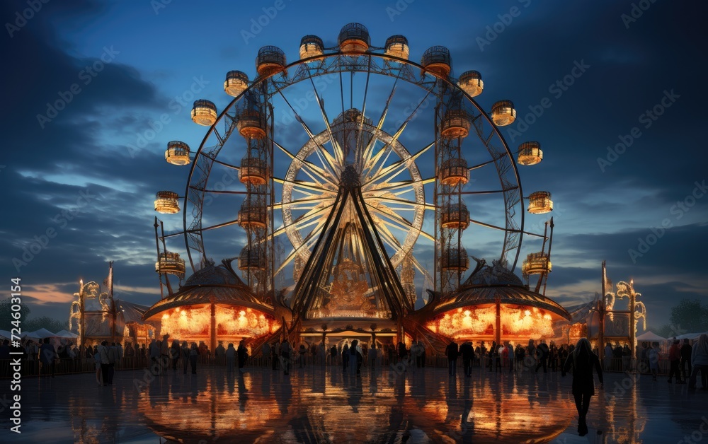 Mesmerizing Carnival Ferris Spectacle