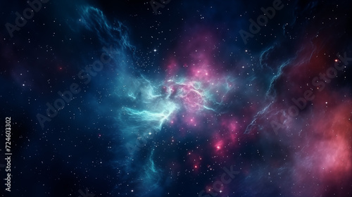 Abstract space galaxy background
