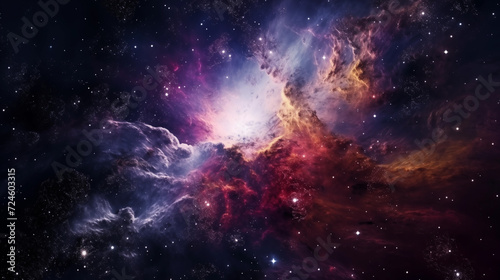 Abstract space galaxy background 