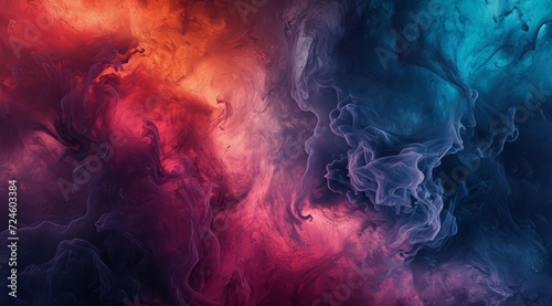 Colorful smoke background. Abstract wallpaper